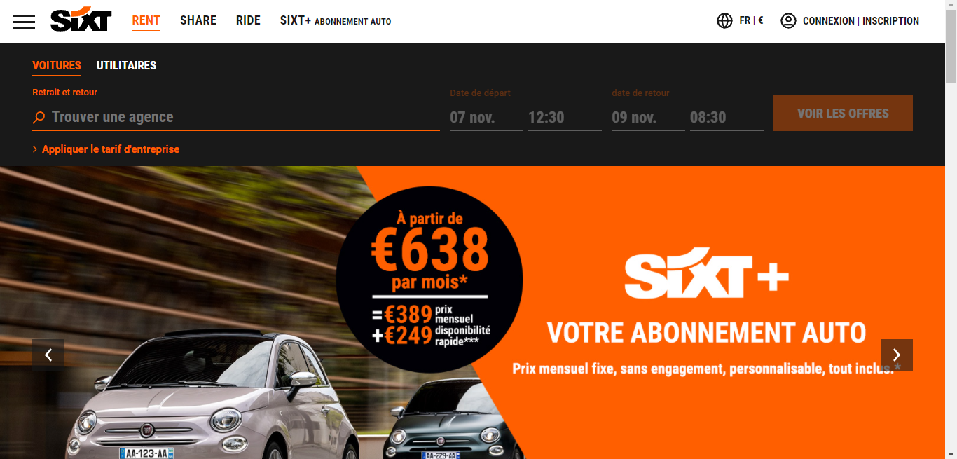 Sixt-location